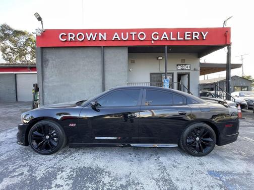 Pitch Black 2012 Dodge Charger SRT8 Superbee