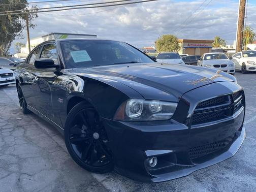 Pitch Black 2012 Dodge Charger SRT8 Superbee