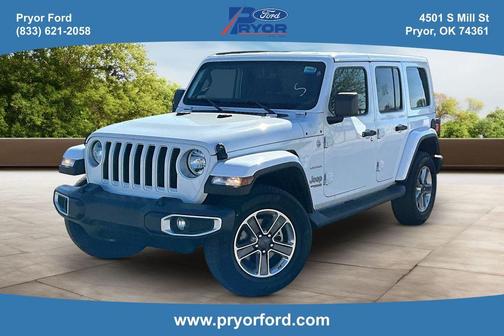Bright White Clearcoat 2021 Jeep Wrangler Unlimited Sahara
