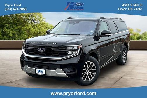 Black Metallic 2025 Ford Expedition Max Platinum