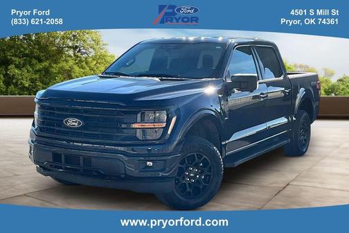 Antimatter Blue Metallic 2025 Ford F-150 XLT