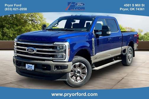 Blue 2026 Ford F-350 King Ranch