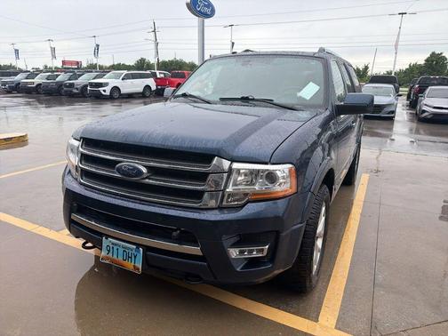 Blue 2016 Ford Expedition Limited