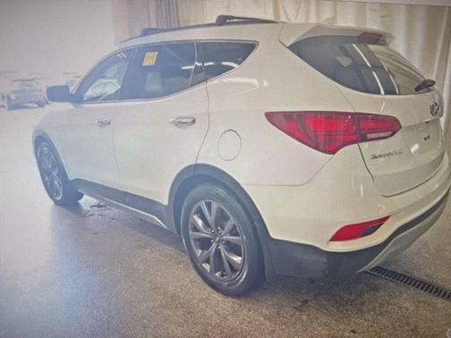 Frost White Pearl 2018 Hyundai Santa Fe Sport 2.0L Turbo Ultimate
