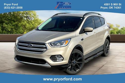 White Gold Metallic 2018 Ford Escape SEL