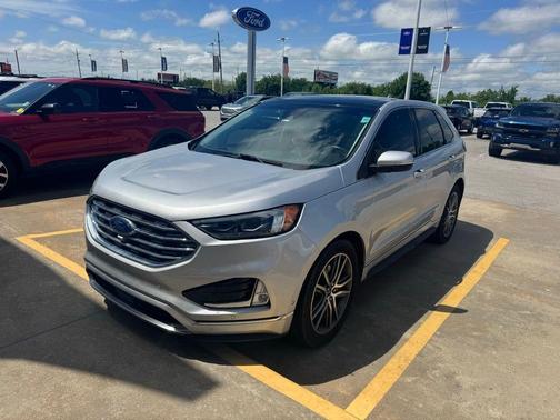 Ingot Silver 2019 Ford Edge Titanium