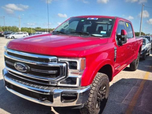 Red Metallic 2021 Ford F-350 Lariat Super Duty