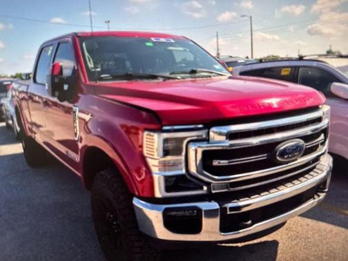 Red Metallic 2021 Ford F-350 Lariat Super Duty