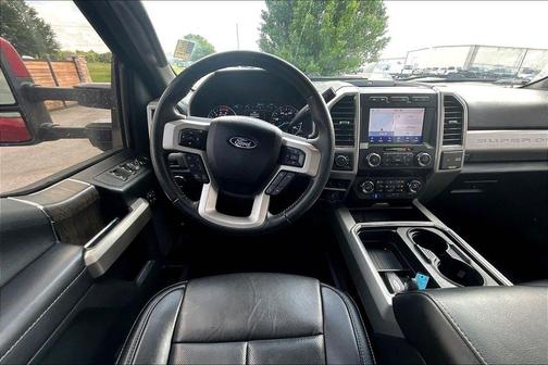 Red Metallic 2021 Ford F-350 Lariat Super Duty