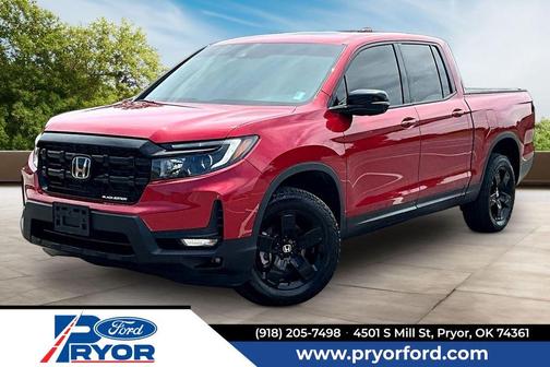 Red 2025 Honda Ridgeline Black Edition