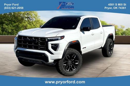 Summit White 2024 GMC Canyon AT4