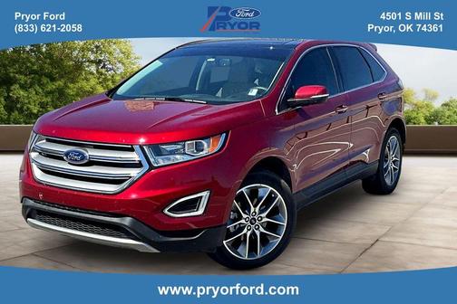 Ruby Red 2018 Ford Edge Titanium