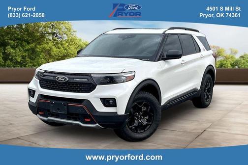 White 2021 Ford Explorer Timberline