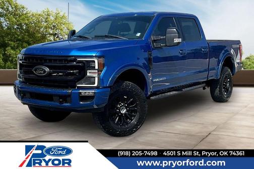 Blue Metallic 2022 Ford F-250 Lariat