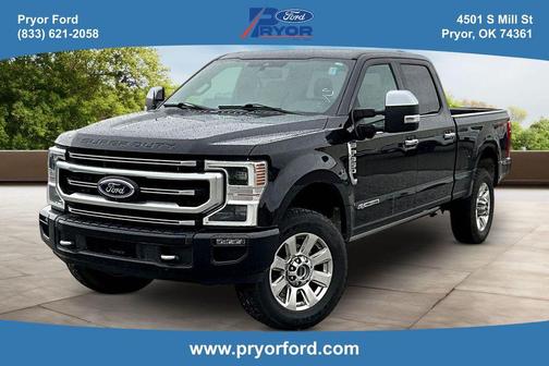 Black 2022 Ford F-350 Platinum