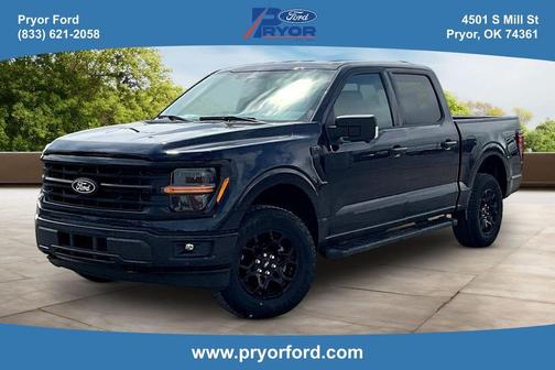 Antimatter Blue Metallic 2025 Ford F-150 XLT