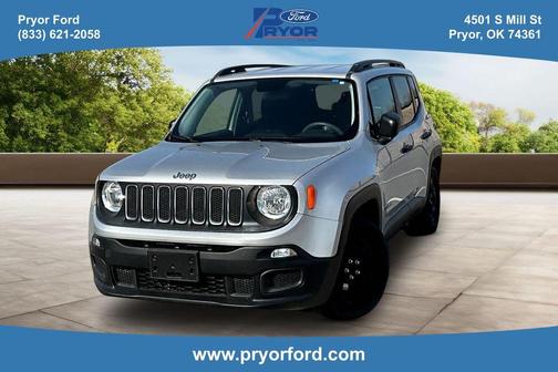 Glacier Metallic 2016 Jeep Renegade Sport