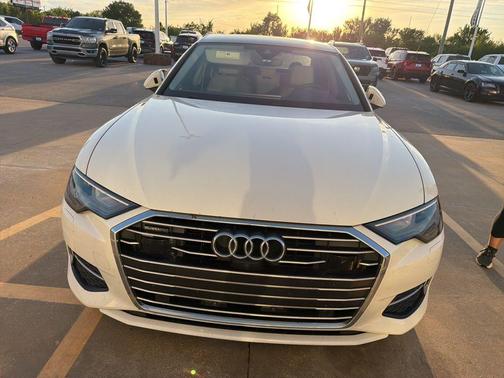 Glacier White Metallic 2023 Audi A6 55 Premium Plus