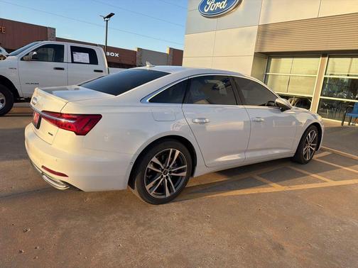Glacier White Metallic 2023 Audi A6 55 Premium Plus