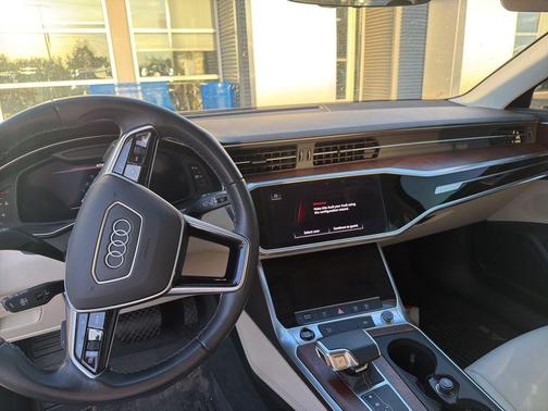 Glacier White Metallic 2023 Audi A6 55 Premium Plus