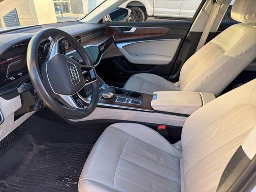 Glacier White Metallic 2023 Audi A6 55 Premium Plus