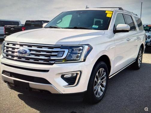 White Platinum Clearcoat Metallic 2018 Ford Expedition Max Limited