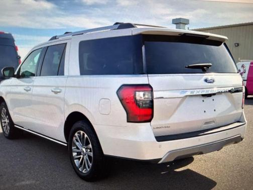 White Platinum Clearcoat Metallic 2018 Ford Expedition Max Limited