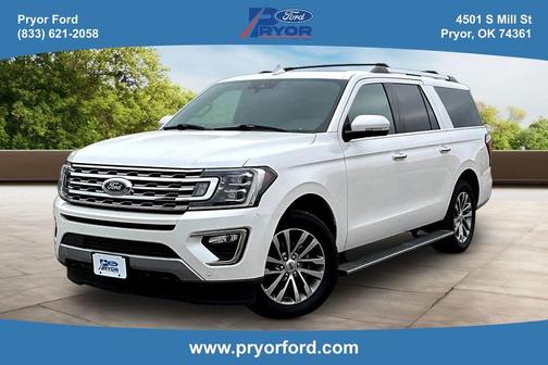 White Platinum Clearcoat Metallic 2018 Ford Expedition Max Limited