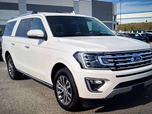 White Platinum Clearcoat Metallic 2018 Ford Expedition Max Limited