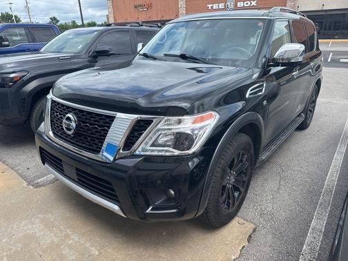 Black 2018 Nissan Armada Platinum