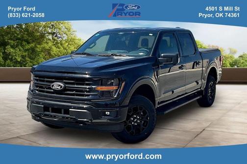 Agate Black Metallic 2025 Ford F-150 XLT