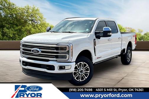 White 2026 Ford F-250 Platinum