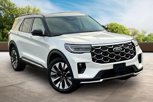 Star White 2026 Ford Explorer Platinum