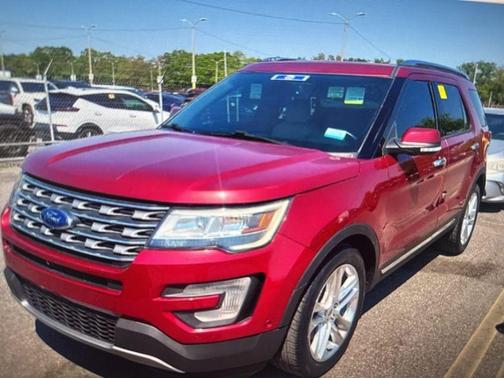 Ruby Red 2017 Ford Explorer Limited
