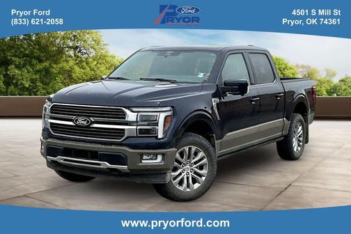 Blue 2025 Ford F-150 King Ranch