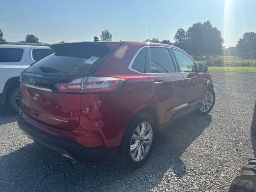 Red Metallic 2020 Ford Edge Titanium