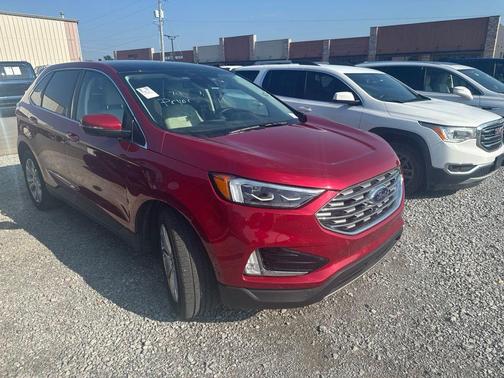 Red Metallic 2020 Ford Edge Titanium