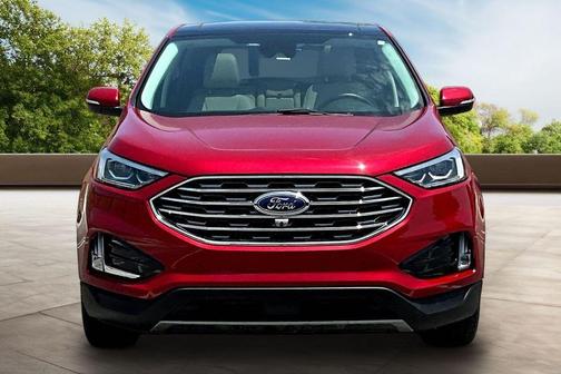 Red Metallic 2020 Ford Edge Titanium