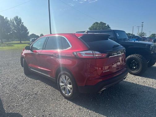 Red Metallic 2020 Ford Edge Titanium
