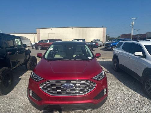 Red Metallic 2020 Ford Edge Titanium