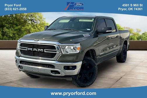 Olive Green Pearlcoat 2021 RAM 1500 Big Horn