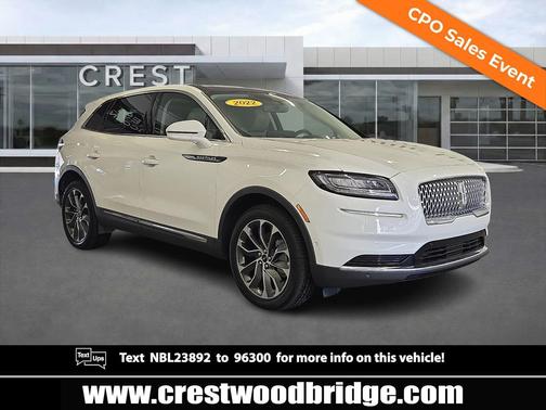 Ceramic Pearl Metallic Tinted Clearcoat 2022 Lincoln Nautilus Reserve AWD