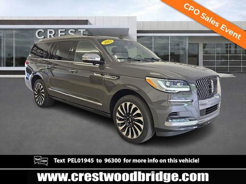 Chroma Caviar Dark Gray Metallic Clearcoat 2023 Lincoln Navigator L Black Label 4x4