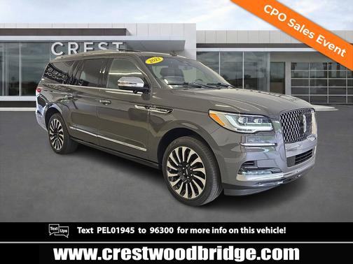 Chroma Caviar Dark Gray Metallic Clearcoat 2023 Lincoln Navigator L Black Label 4x4