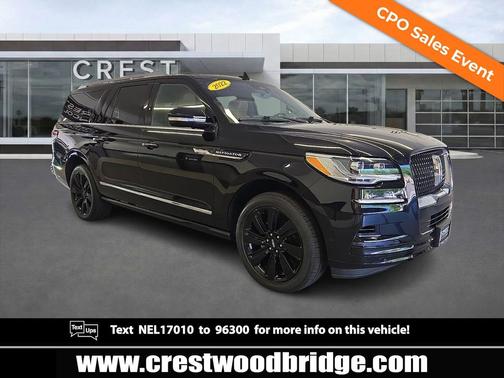 Infinite Black Metallic Clearcoat 2022 Lincoln Navigator L Reserve 4x4