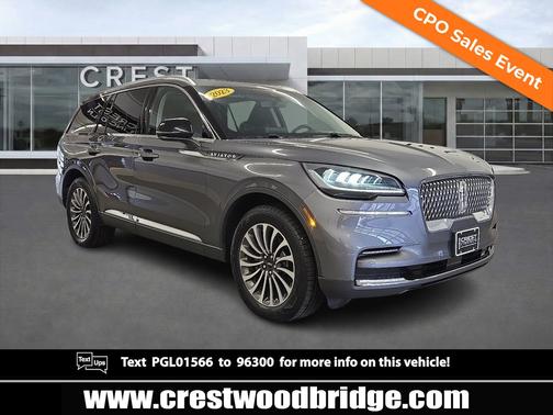 Silver Radiance Metallic Clearcoat 2023 Lincoln Aviator Standard AWD