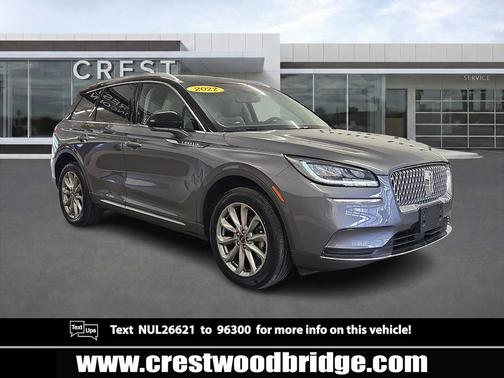 Asher Gray Metallic Clearcoat 2022 Lincoln Corsair Standard AWD