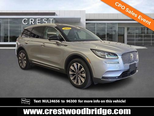 Silver Radiance Metallic Clearcoat 2022 Lincoln Corsair Reserve AWD