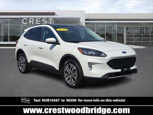 Star White Metallic Tri-Coat 2022 Ford Escape SEL AWD