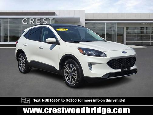 Star White Metallic Tri-Coat 2022 Ford Escape SEL AWD